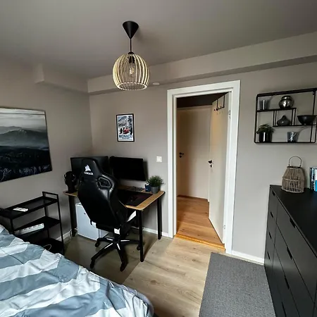 アパート Modern Penthouse In Sandviken ベルゲン